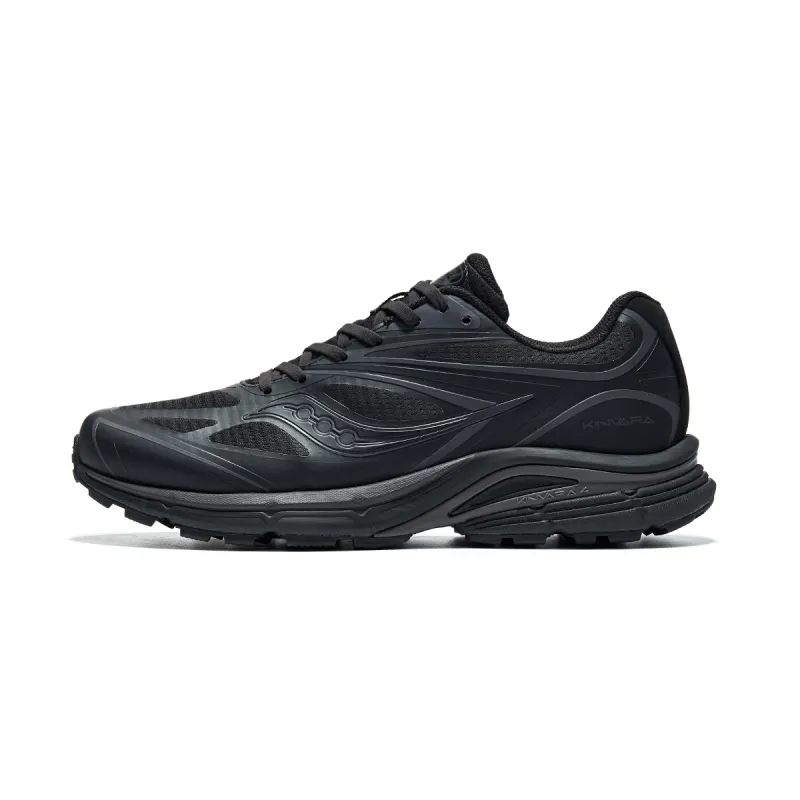 Saucony Kinvara Essence 4 Mesh, Textile Abrasion Resistant Breathable Rebound Low top Casual Running Shoes Unisex Black