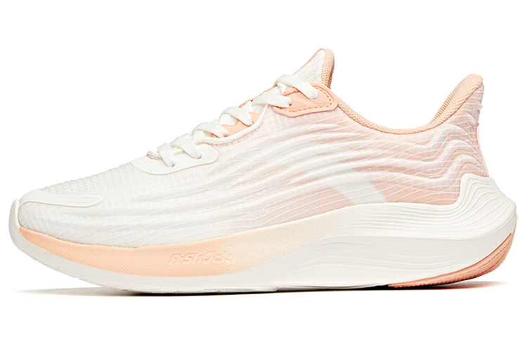 Anta DuCi1 Running Collection Cushioning Slip Resistant Low top Running Shoes Women's Pink White