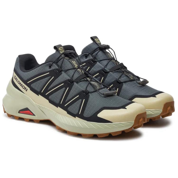 SALOMON Slip Resistant Abrasion Resistant Low top Casual Running Shoes Men’s Gray
