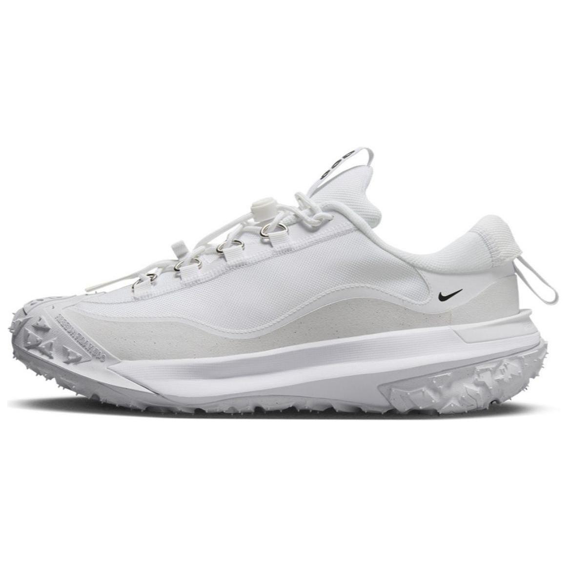 Comme des Garcons Homme Plus x x Nike ACG Mountain Fly Low 2 Comfortable round head wear-resistant and breathable Low top Outdoor functional shoes Men and women White