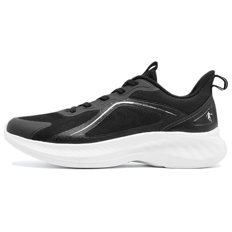 QIAODAN Wear resistant And Lightweight Low top Casual Training Long Distance Running Shoes Women’s Black