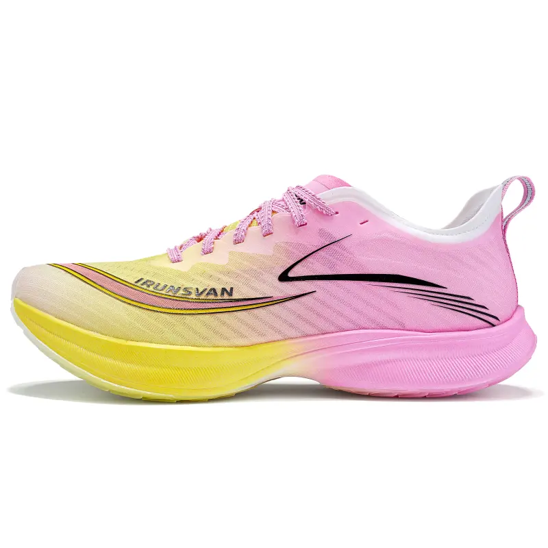 IRUNSVAN Feidian GT2.0PRO full-length platinum real carbon plate supercritical marathon racing sports students 100 meters and 1000 meters physical examination and track and field training stable support speed boost running shoes same style for men and women gamers
