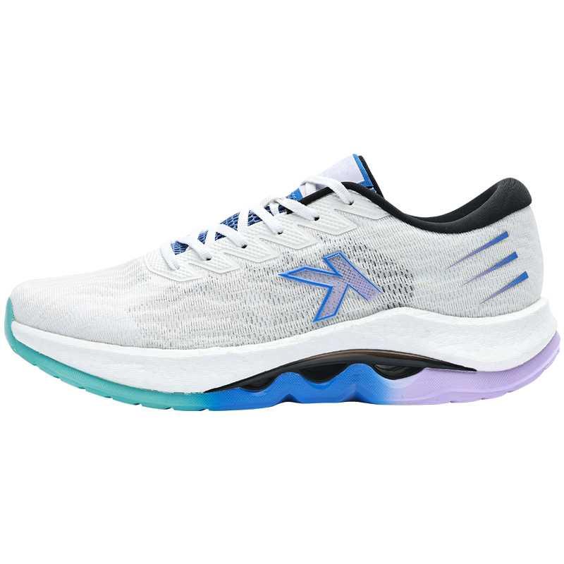 KELME Comfortable Fabric Cushioning Lightweight Cushioning Lightweight Low top Casual Running Shoes Men’s White