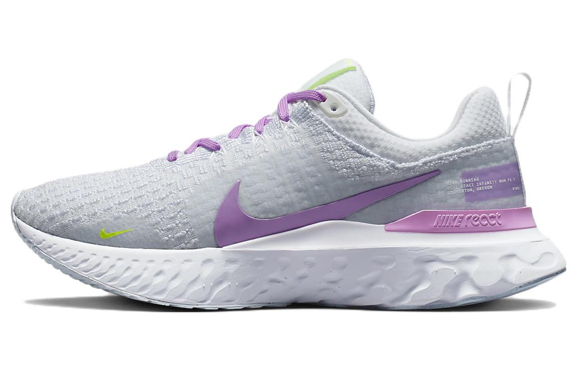 Женские кроссовки Nike React Infinity Run Flyknit 3 (серые)
