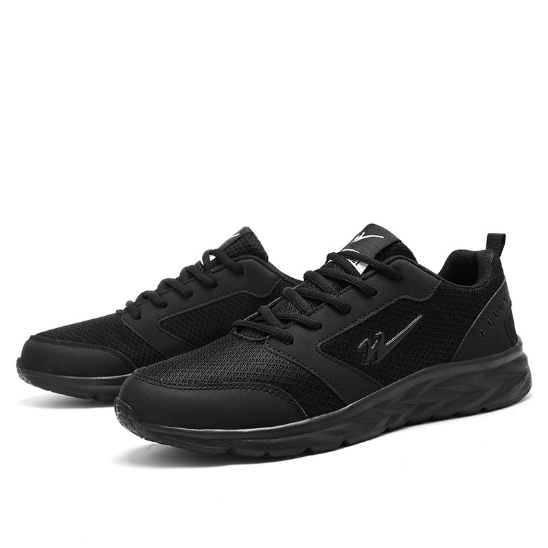 Binary Cushioning Breathable Lightweight Cushioning Breathable Lightweight Low top Running Shoes Men’s Black Warrior