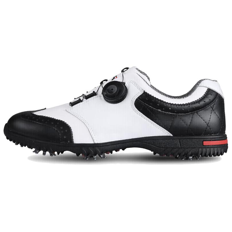 PGM Leather Slip Resistant Abrasion Resistant Low top Golf Shoes Men’s White Black