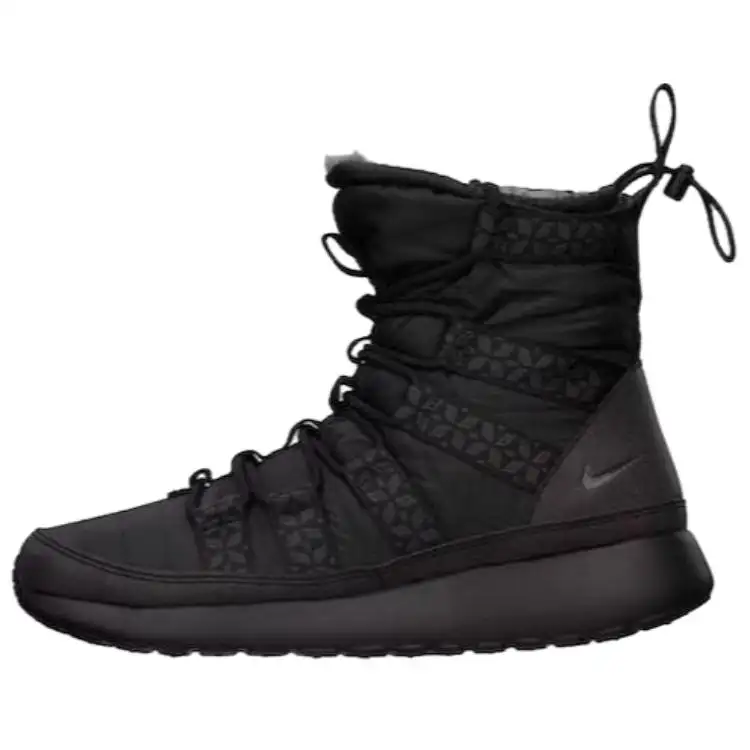 Nike Roshe Run Hi Sneakerboot Black Women's