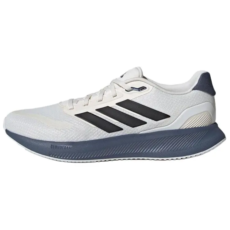 Adidas Runfalcon 5.0 Slip Resistant Abrasion Resistant Low top Running Shoes Men's White