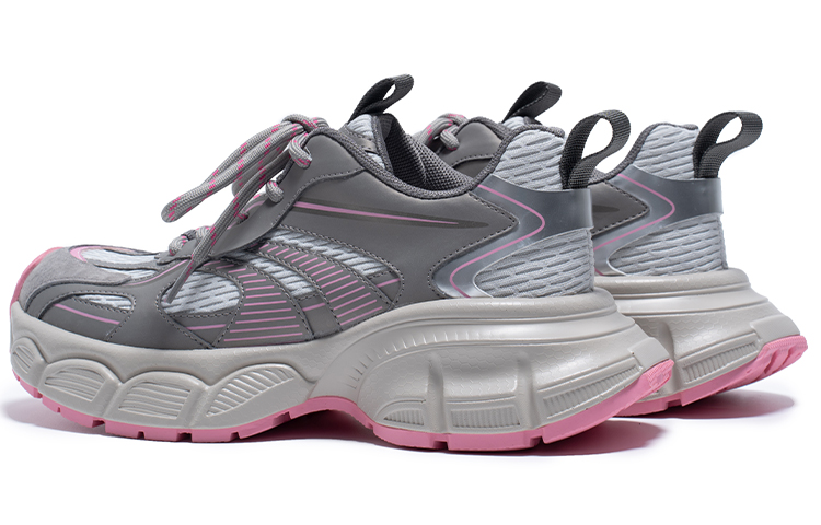 OG Offground Shan Xing Cushioning Abrasion Resistant Breathable Low top Casual Running Shoes Women’s Sand Pink