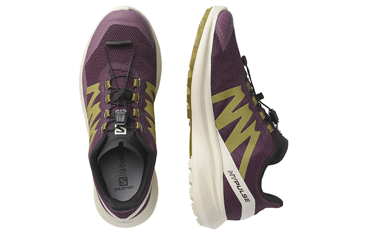 SALOMON Running Shoes Women’s Low Top Purple/Yellow