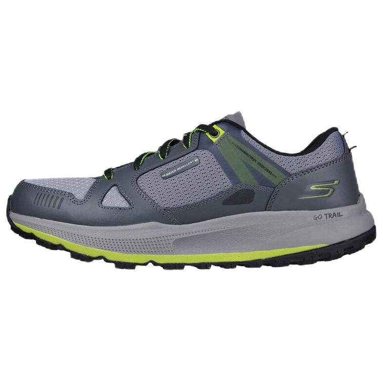 Skechers Go Run Pulse Outdoor Cushioning Abrasion Resistant Waterproof Low top Running Shoes Men’s Charcoal Gray