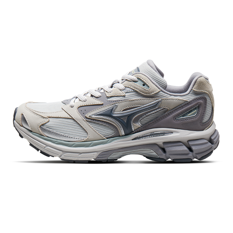 Mizuno Slip Resistant Abrasion Resistant Low top Running Shoes Unisex Cool Gray