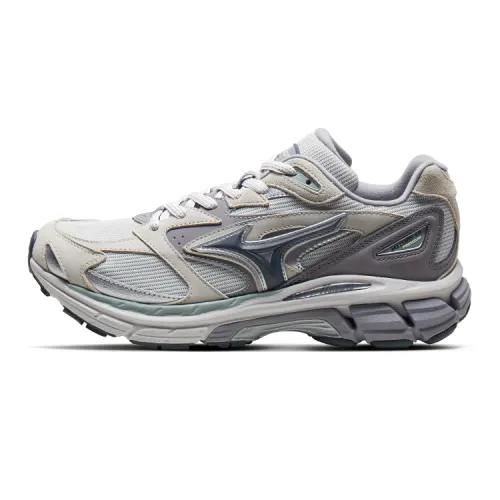 Mizuno Slip Resistant Abrasion Resistant Low top Running Shoes Unisex Cool Gray