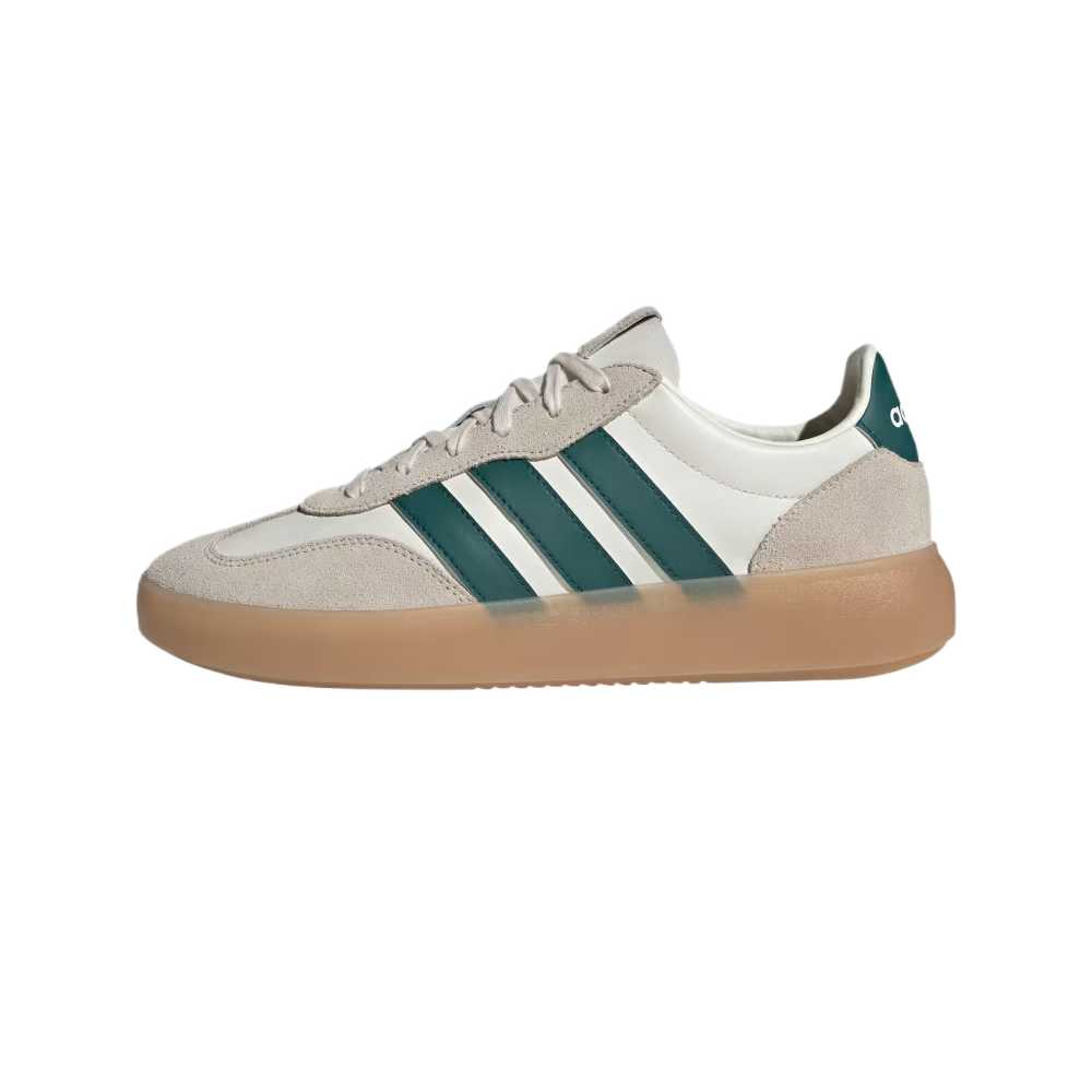 Мужские кеды adidas adidas BARREDA DECODE (серо-бело-зеленые)