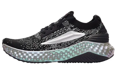 FILA Skyrunner Knit Mesh, Textile Cushioning Breathable Coverage Low top Chunky Sneakers Women's Black
