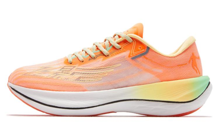 QIAODAN Feiying PB2.0 Slip Resistant, Abrasion Resistant, Breathable Low top Running Shoes Women’s Electric Orange