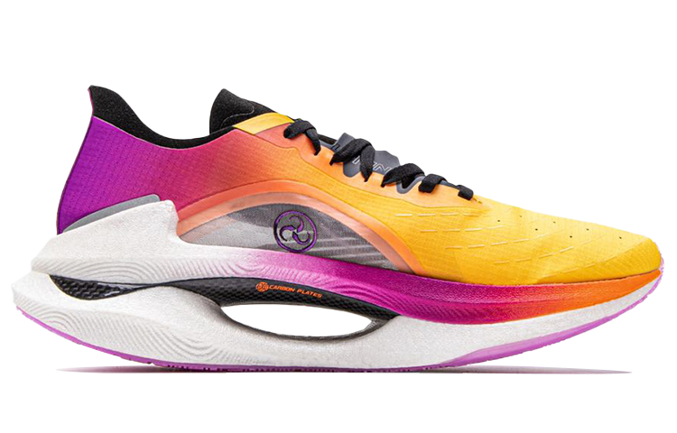 Li Ning Shadow 1.0 Cushioning Slip Resistant Abrasion Resistant Low top 䨻 Running Shoes Women’s Violent Orange