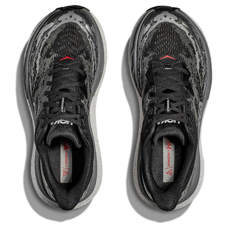 HOKA ONE ONE Stinson 7 Slip Resistant Abrasion Resistant Low top Trail Running Shoes Men’s Black