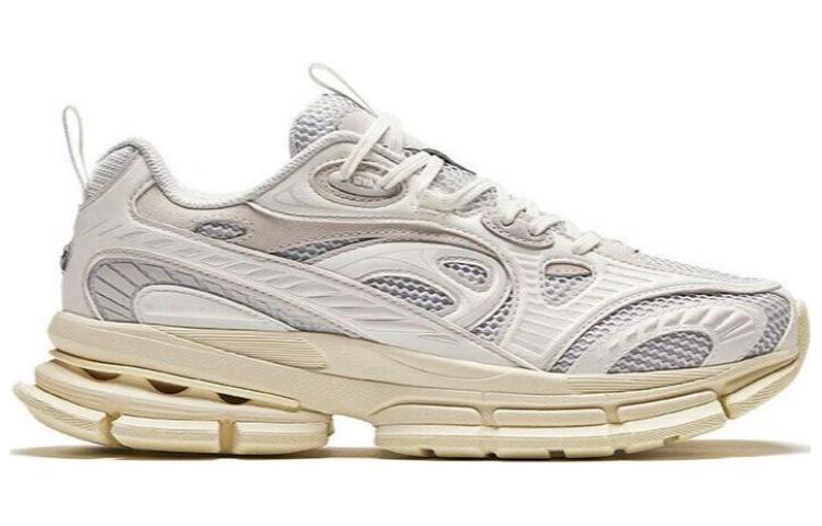 Anta Abrasion Resistant Breathable Low top Running Shoes Men’s Ecru