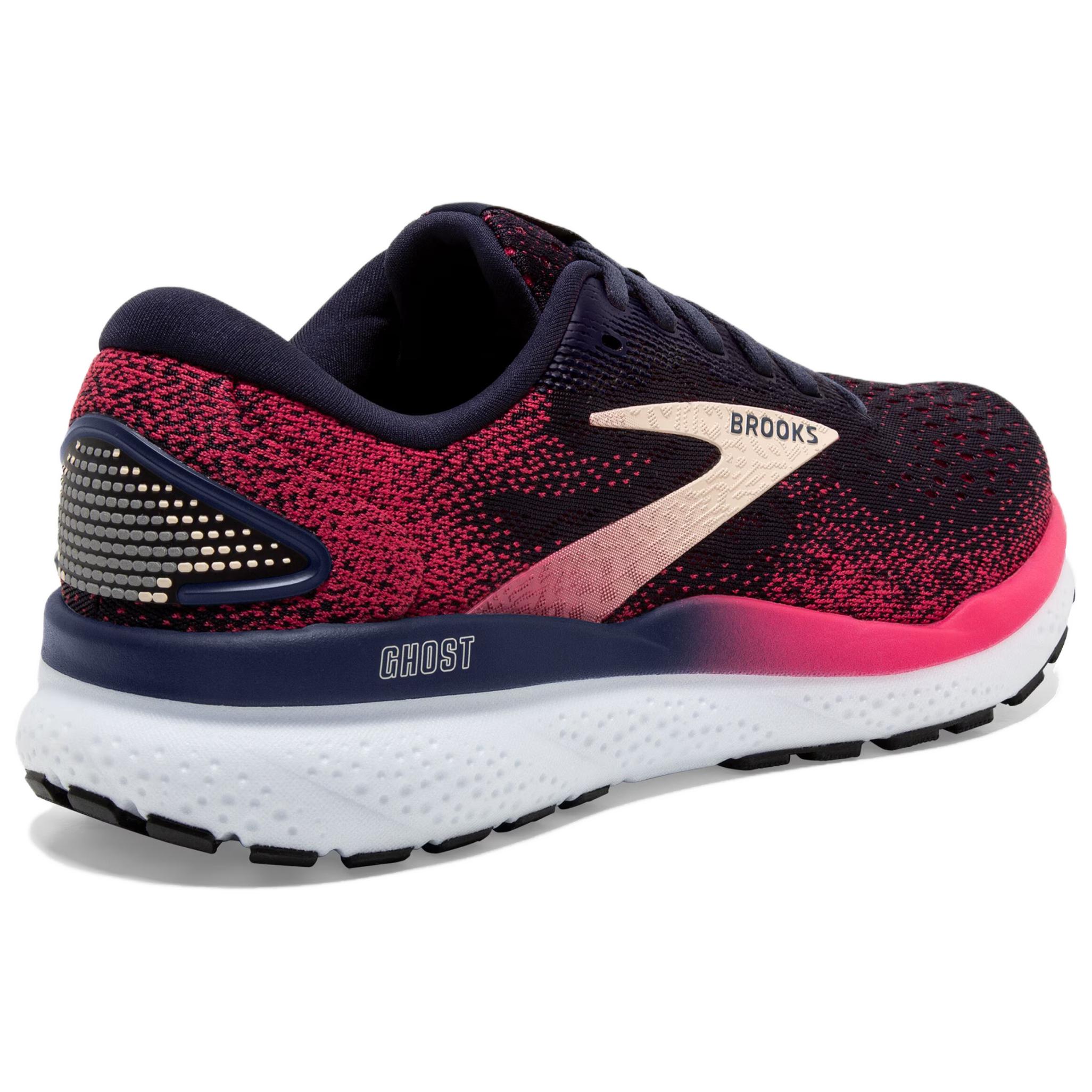 Brooks Ghost 16 Cushioning Slip Resistant Cushioning Slip Resistant Low top Running Shoes Women’s Black Red