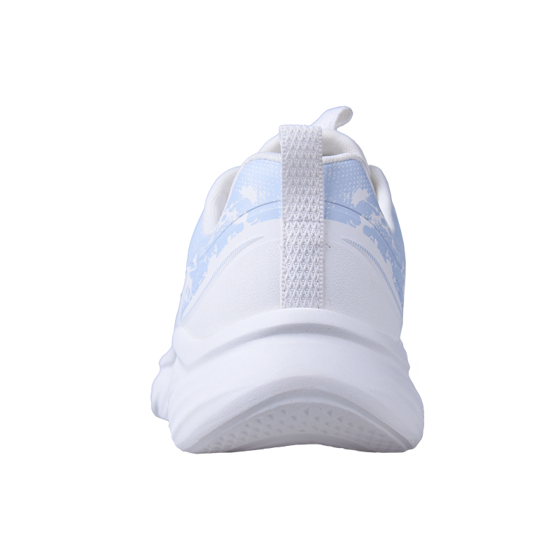 XTEP Breathable Waterproof Cushioning Low top Running Shoes Men’s Sail White/Dusty Blue