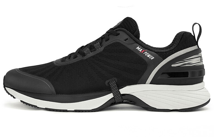 DO WIN Cushioning Slip Resistant Abrasion Resistant Support Low top Casual Running Shoes Unisex Black White