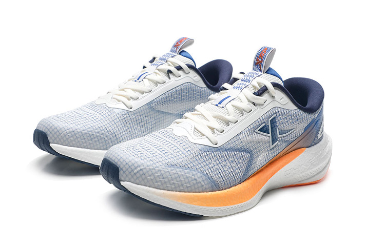 XTEP Cushioning Low top Running Shoes Men’s White Blue