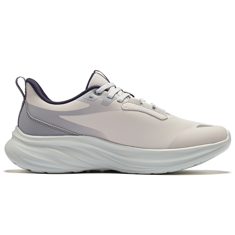 Erke Cushioning Rebound Low top Casual City Commuting Running Shoes Men’s Wild Gray Snow Gray