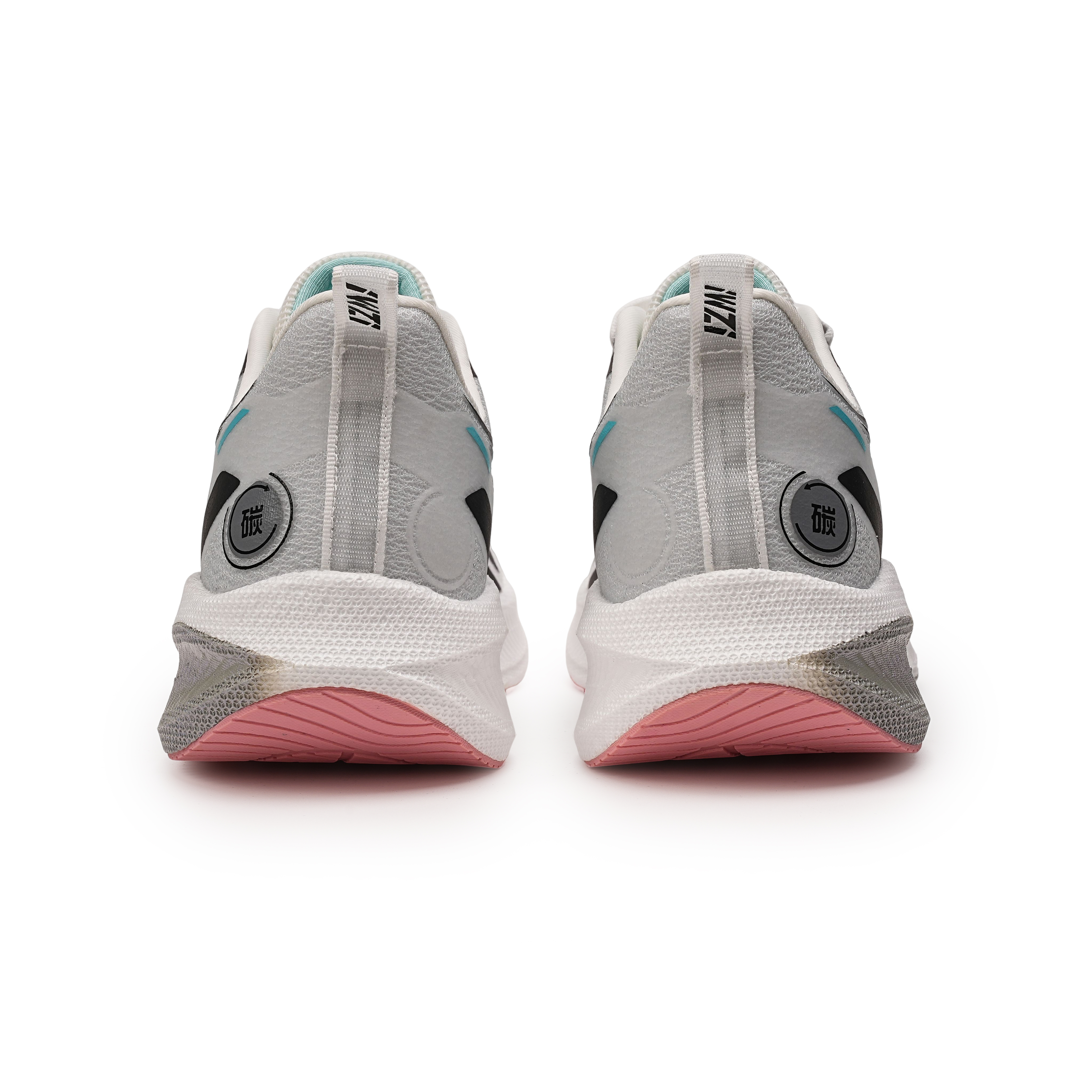 IWZI Slip Resistant Abrasion Resistant Slip Resistant Abrasion Resistant Running Shoes Unisex Neon White Black