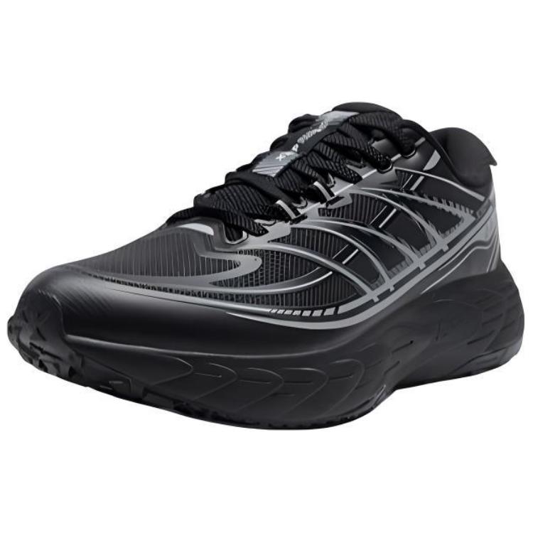 XTEP Cushioning Slip Resistant Low top Casual Running Shoes Men’s Black