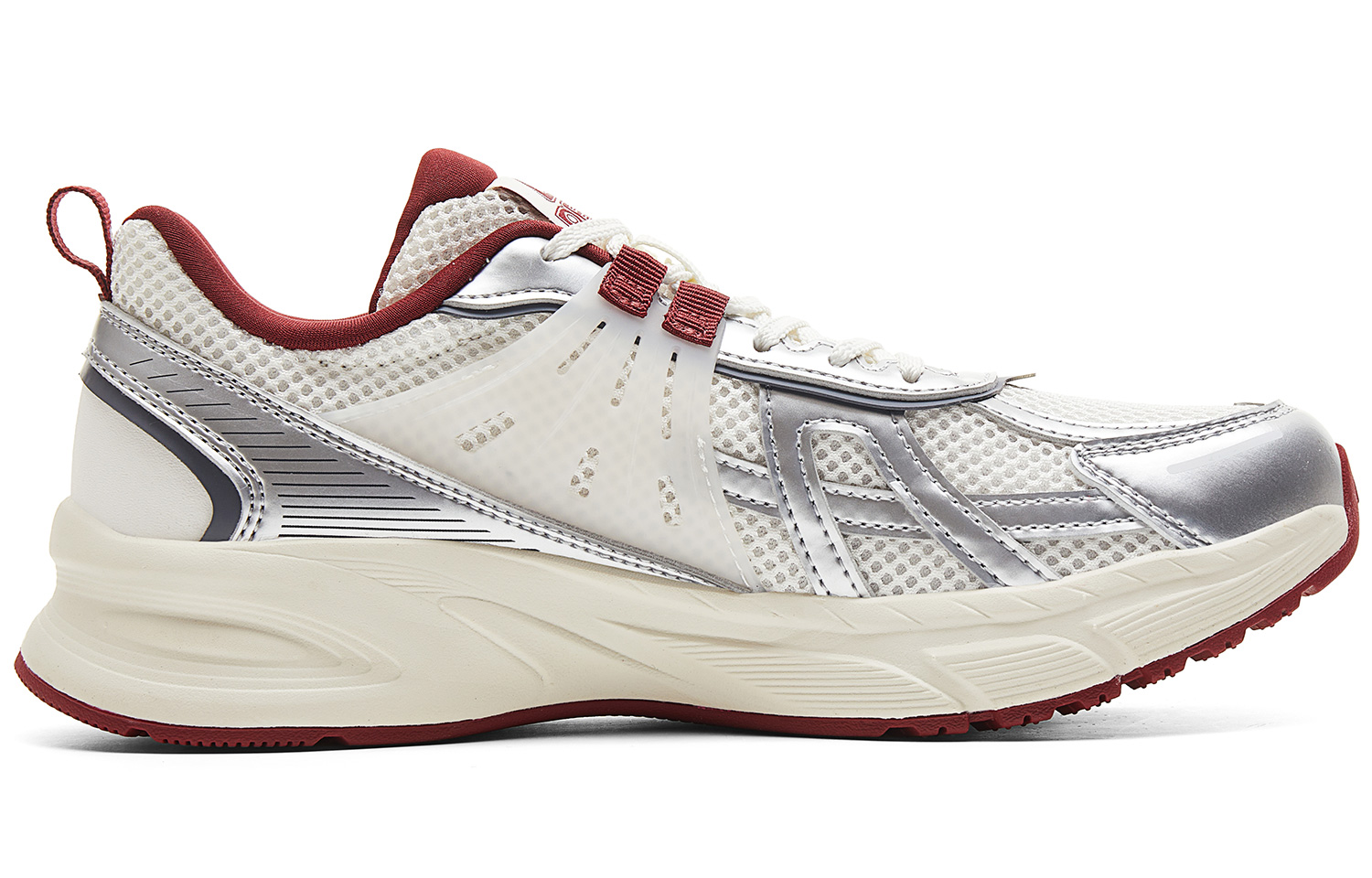 PEAK Taichi P2K Low top Casual Running Shoes Women’s White Silver Red