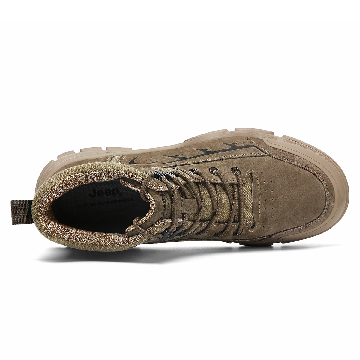 Jeep High top Outdoor Shoes Men’s Khaki