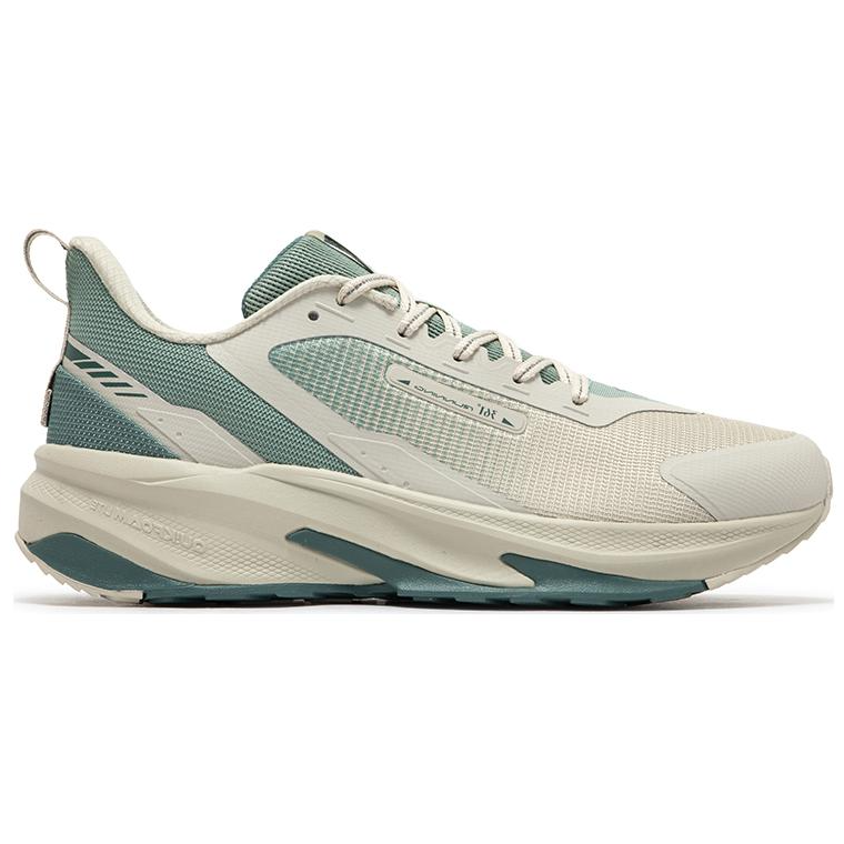 361° Yushan Slip Resistant Abrasion Resistant Slip Resistant Abrasion Resistant Low top Running Shoes Men’s Green Gray