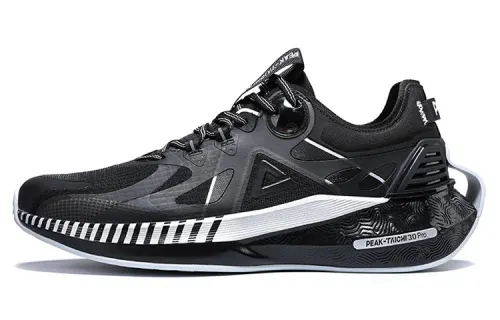 PEAK Tai Chi 3.0 Pro Running Shoes Men's Low Top Black/Silver