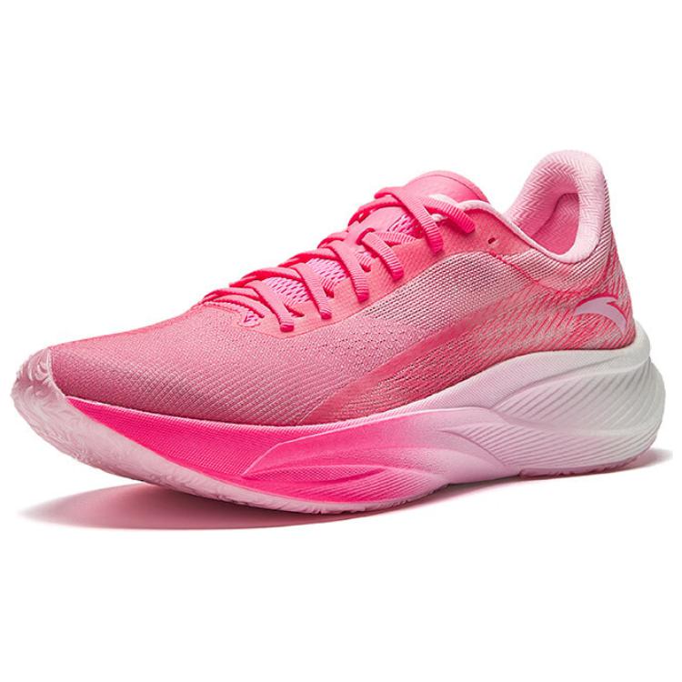 Anta C202 5 Fabric Slip Resistant Abrasion Resistant Low top Carbon Plate Marathon Sprint Running Shoes Men’s Red