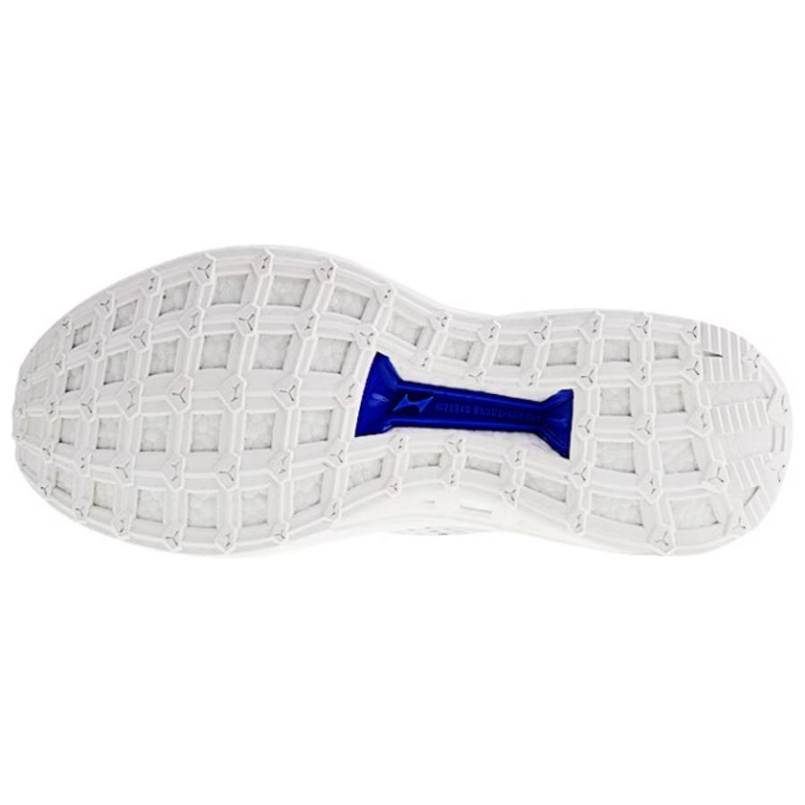 HEALTH Cushioning Abrasion Resistant Cushioning, Wear Resistant Low top Marathon Running Shoes Unisex White Blue