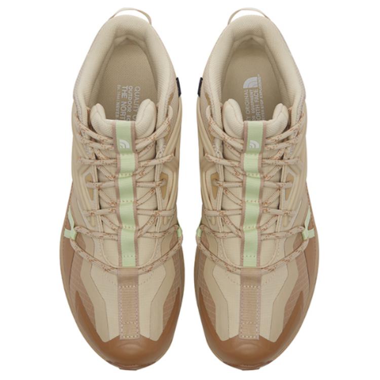 THE NORTH FACE Oxeye Wear resistant And Waterproof Mid top Outdoor Shoes Women’s Khaki