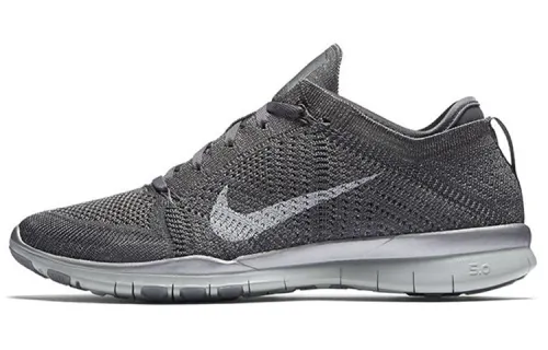 Nike Free TR Comfortable Fabric Cushioning Slip Resistant Abrasion Resistant Low top Casual Running Shoes Women's Gray