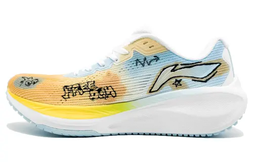 Li Ning Version 2.0 Running Shoes Men's Low Top Yellow