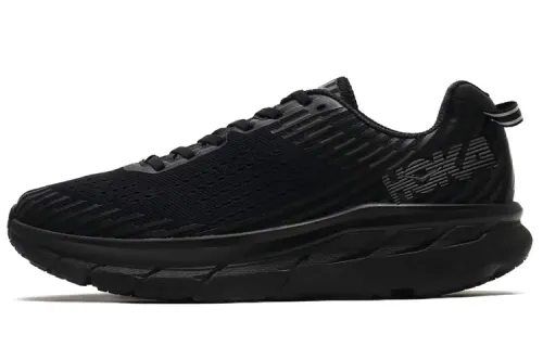 HOKA ONE ONE Clifton 5 Running Shoes Men's Low Top Black