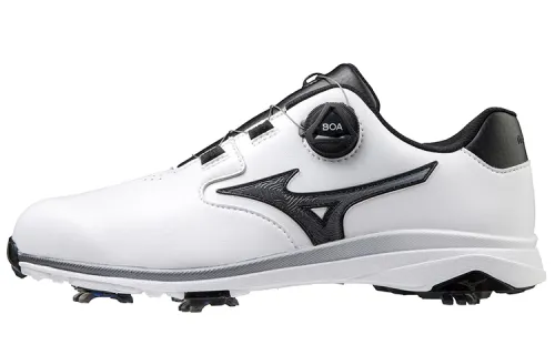 Mizuno Nexlite Gs Boa Breathable Cushioning Slip Resistant Low top Golf Shoes Men's White Black