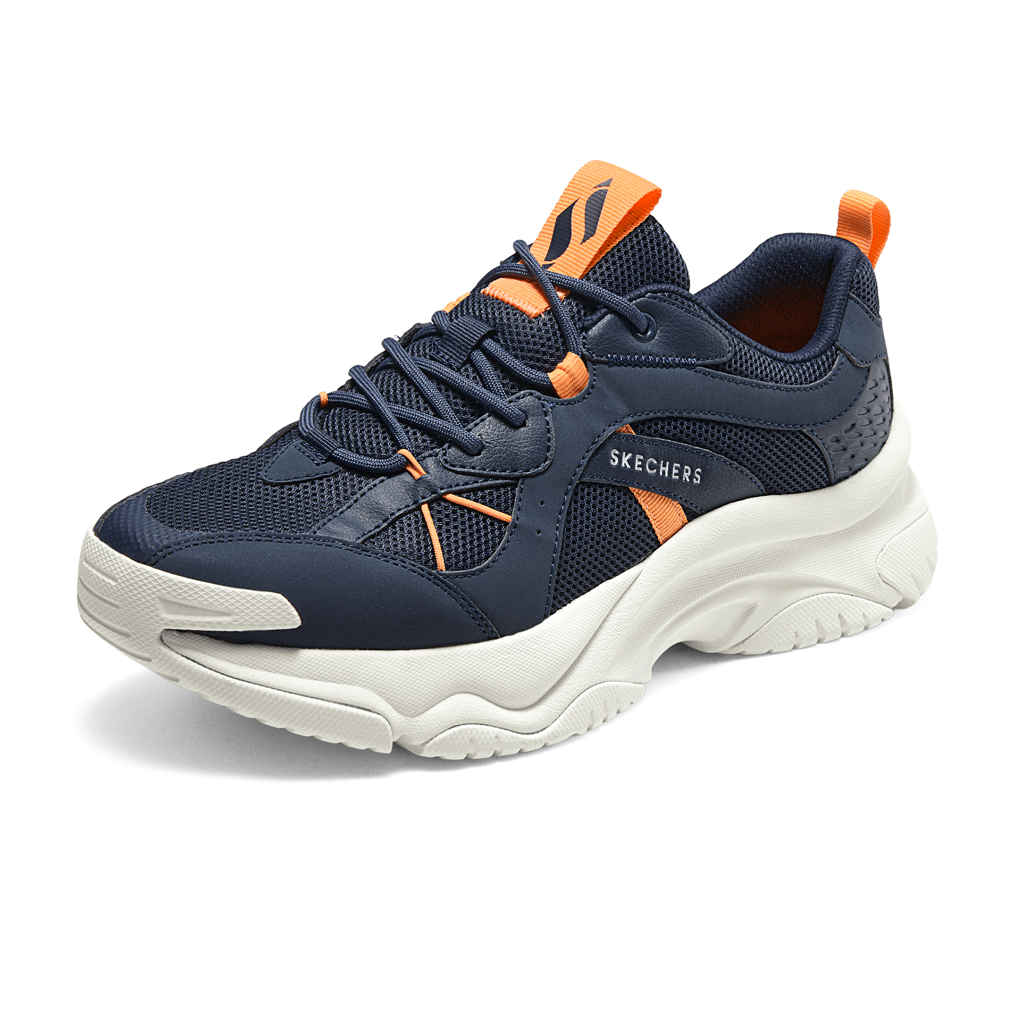 Skechers Low top Running Shoes Men’s Blue Orange