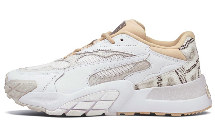 Женские кроссовки PUMA Hedra Snake (бежевые)