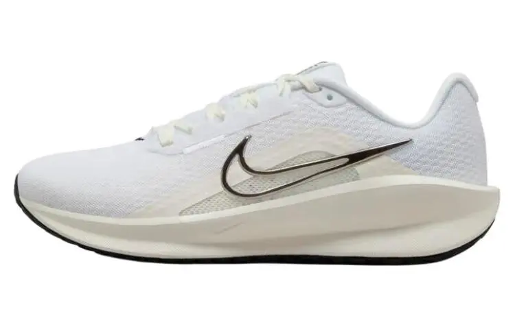 Nike Downshifter 13 White Black Sail Metallic Silver Women's