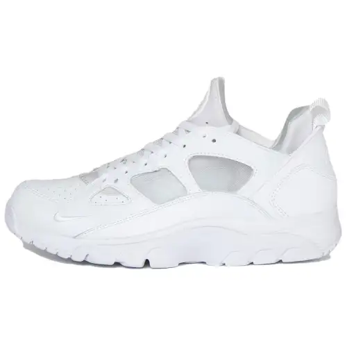 Nike Air Trainer Huarache Slip Resistant Abrasion Resistant Low top Casual Running Shoes Unisex White