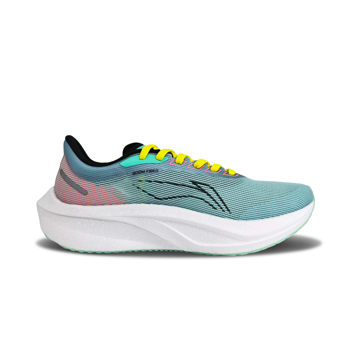 LiNing Feidian 4 Challenger Slip-Resistant Breathable Rebound Low-Top Training Running Shoes Unisex Blue Orange