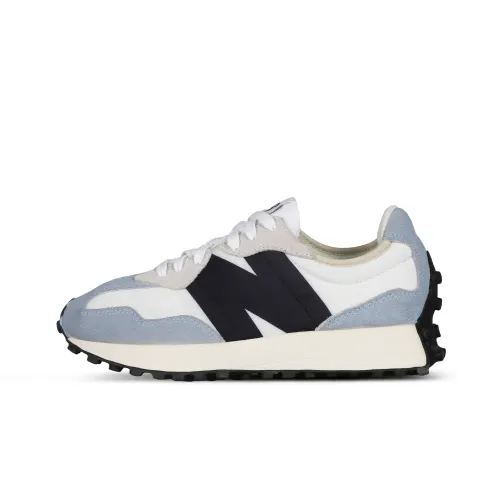 New Balance NB 327 Abrasion Resistant Breathable Low top Running Shoes Unisex Blue White