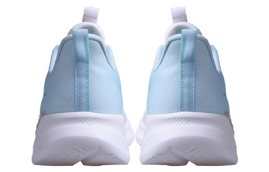 XTEP Cloud DC Slip Resistant, Abrasion Resistant, Breathable Low Top Running Shoes Women’s White Blue Orange