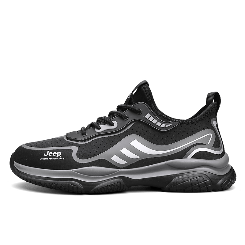 Jeep Low top Outdoor Shoes Men’s Black Silver