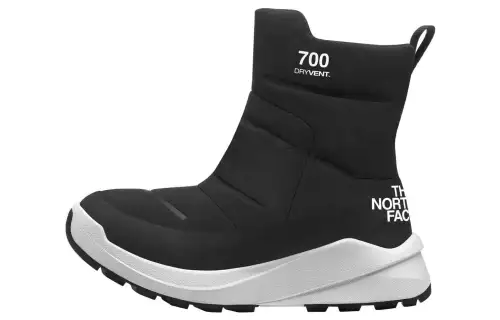 THE NORTH FACE NUPTSE II BOOTIE WP Thermal Abrasion Resistant Cushioning Knee High Outdoor Boots Women's Black